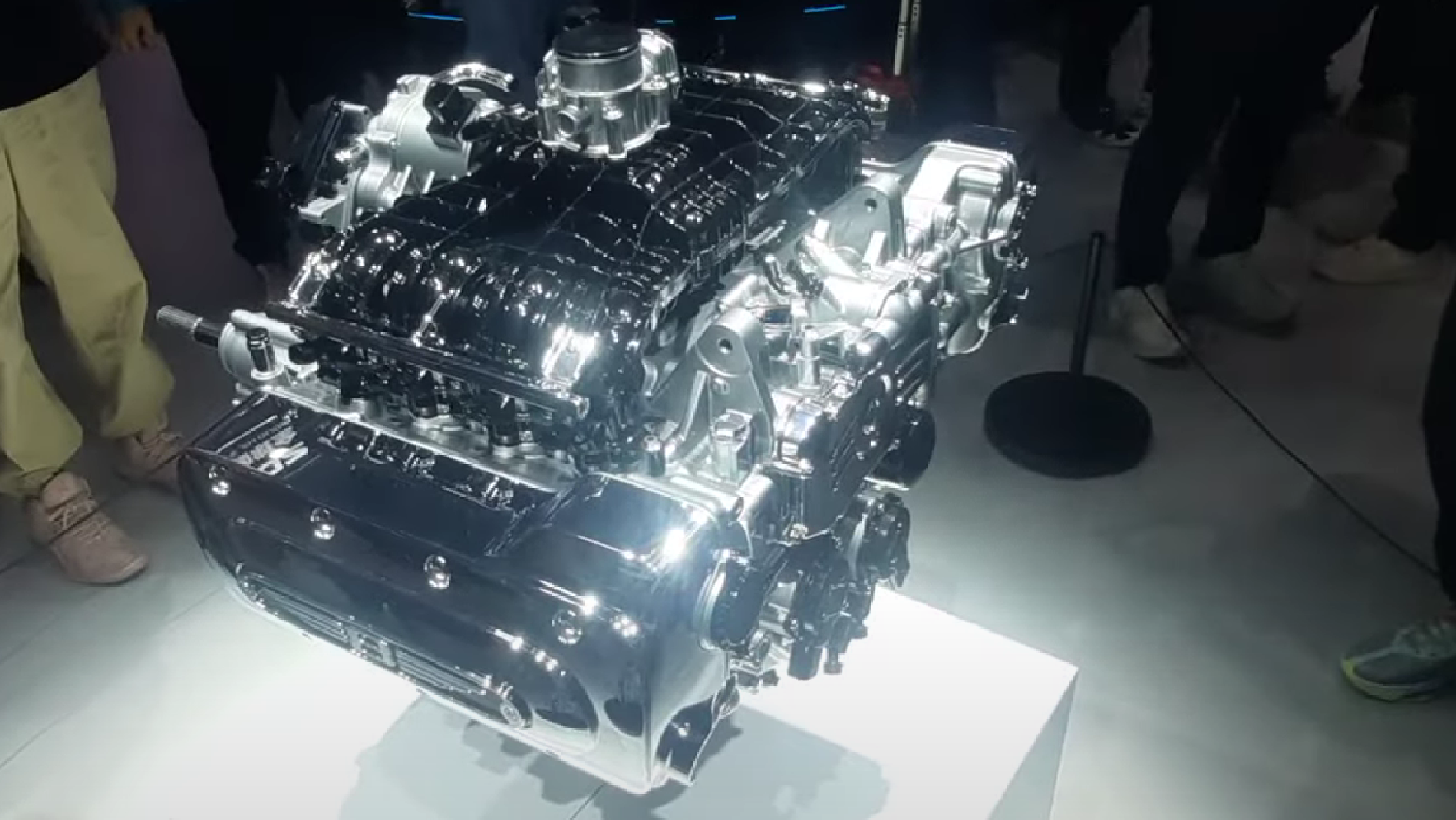 GWM eight-cylinder engine. - Chris Wee/YouTube